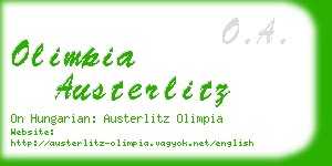 olimpia austerlitz business card